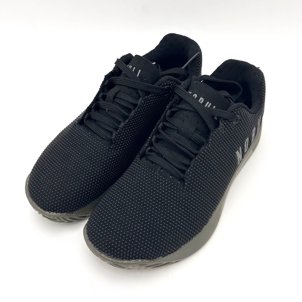 NEW NOBULL Black SuperFabric Trainer Women 6 Men 4.5 Cross Training Shoe Low Top